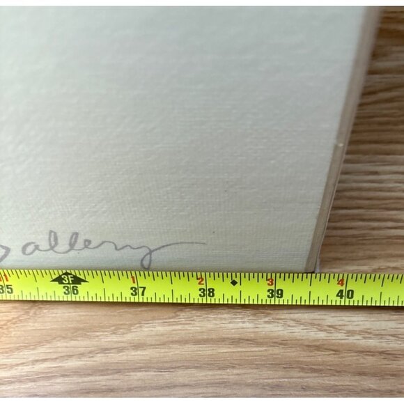 Carol Grigg Canvas Print Travois Native Inspired Watercolor Signed 39.5 x 25.25" - Picture 9 of 10